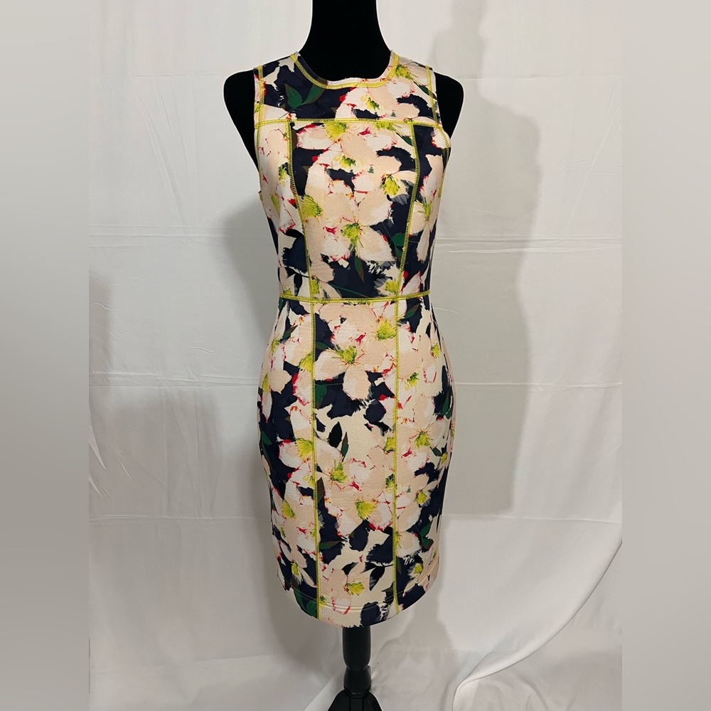 J. Crew Multicolor Floral Mini Dress